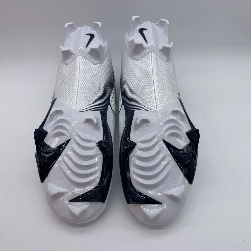 Nike Vapor Edge Pro 360 Mens Size 14 Football Cleats AO8277-106 White/Navy Shoes